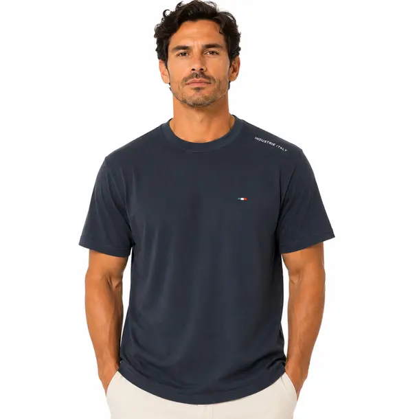 Camiseta Masculina Plus Estampada Itália .6730 Marinho