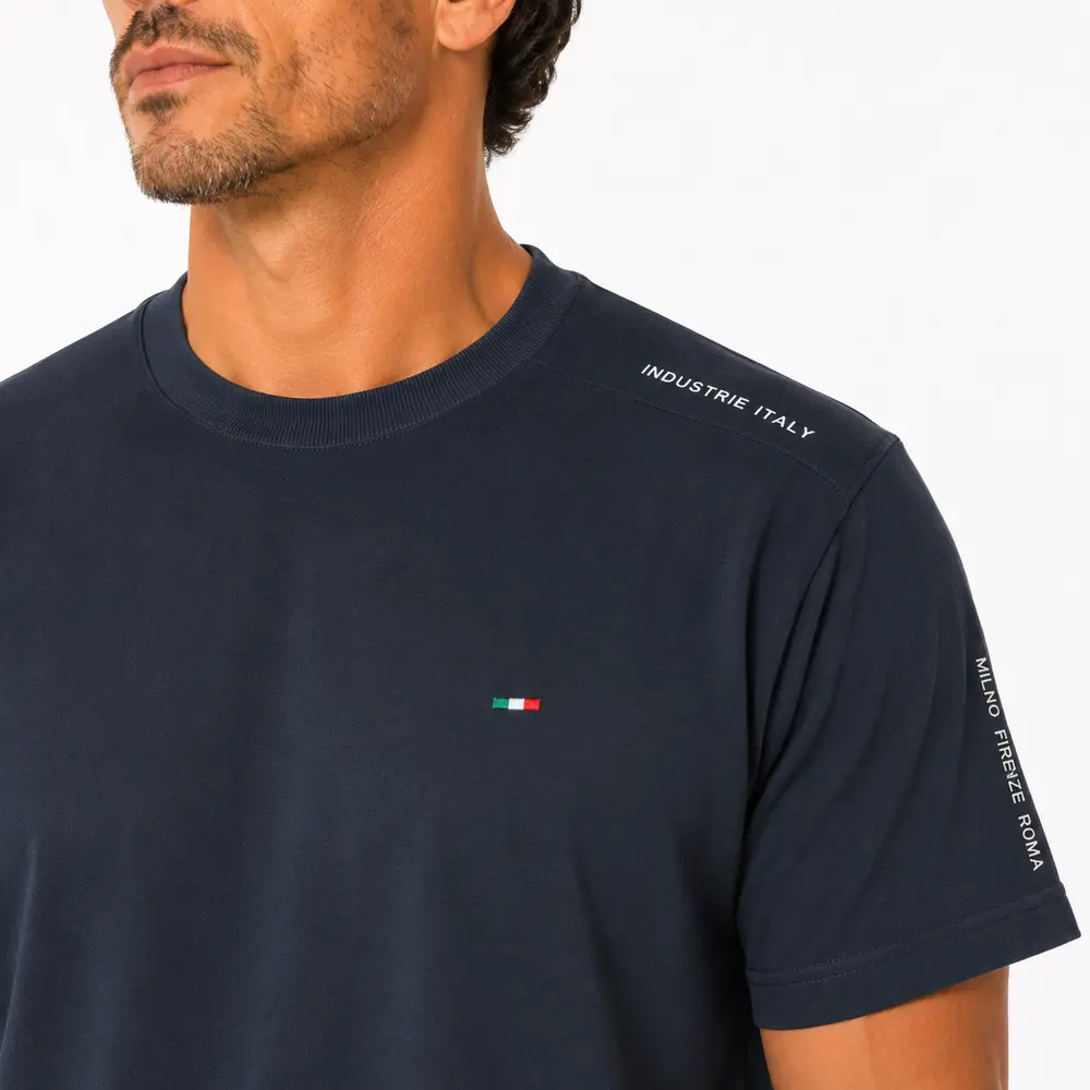 Camiseta Masculina Plus Estampada Itália .6730