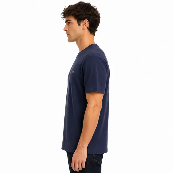 Camiseta Masculina Crochet Bordada .22007 Marinho