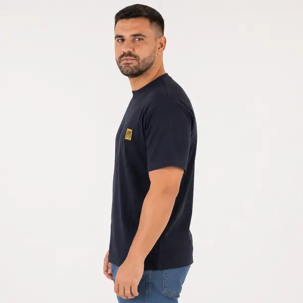 Camiseta Masculina Manga Curta Texturizada .11244160 Noturno