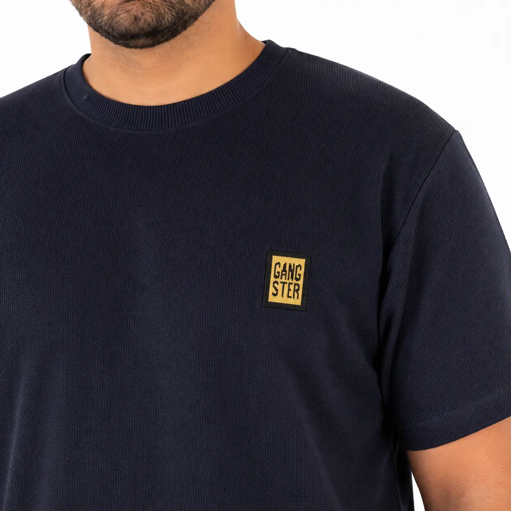 Camiseta Masculina Manga Curta Texturizada .11244160