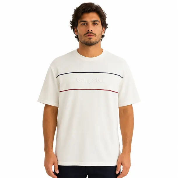 Camiseta Masculina Manga Curta Gola Careca .11245015 Off White