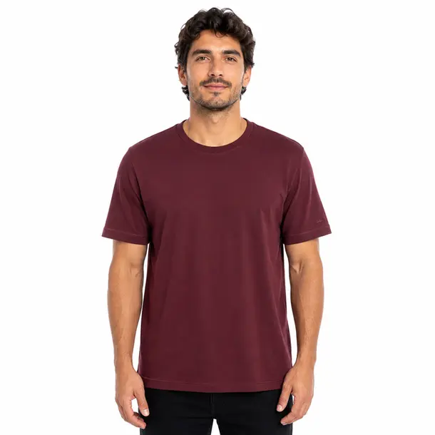 Camiseta Masculina Manga Curta Gola Careca .11244825 Jabuticaba