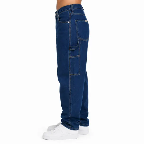 Calça Masculina Jeans Reta Carpinteiro .4129 Lav Escura