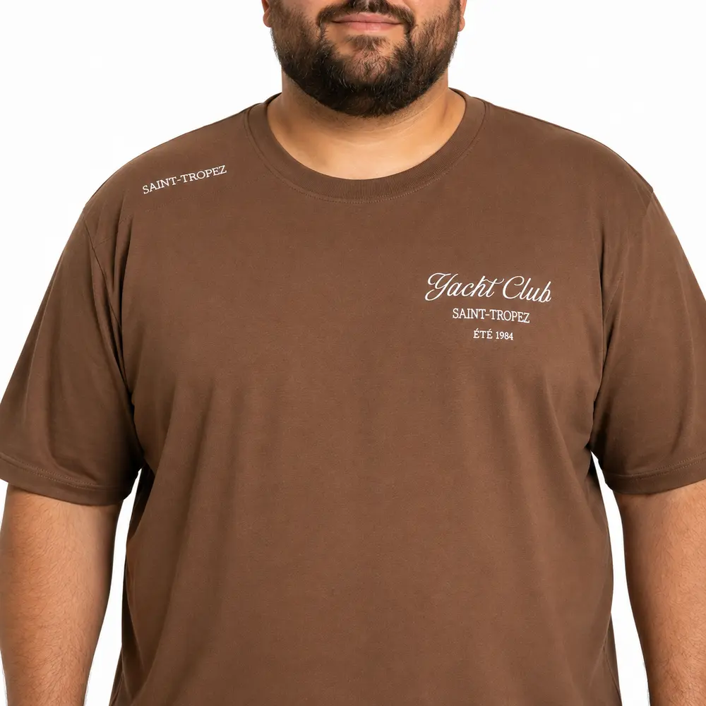 Camiseta Masculina Plus Long Saint Tropez .6729
