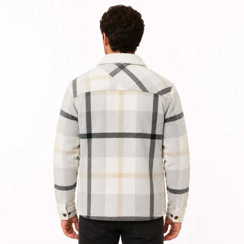 Jaqueta Masculina Peluciada Xadrez .16340006
