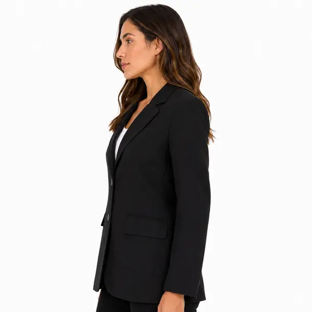 Blazer Feminino de Alfaiataria .LSE-016 Preto