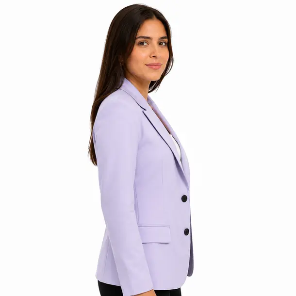 Blazer Feminino de Alfaiataria .LSE-016 Lilás
