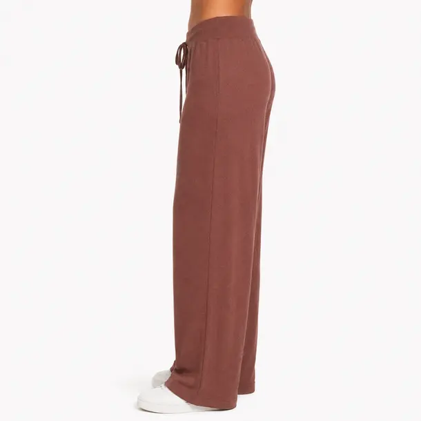 Calça Feminina Tricô Modal com Amarração .YUX1076C Marrom