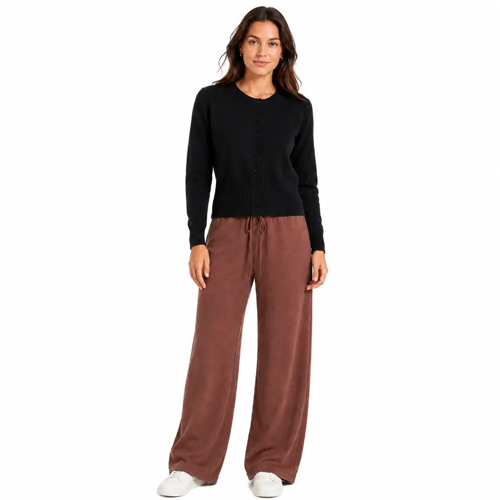 Calça Feminina Tricô Modal com Amarração .YUX1076C