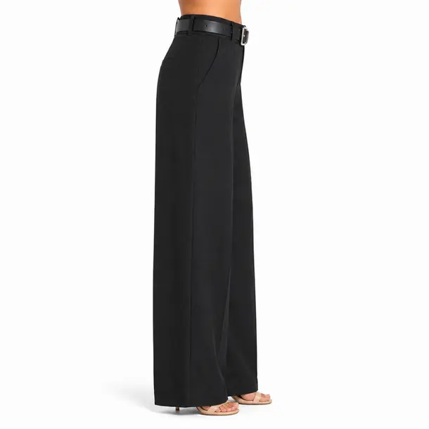 Calça Pantalona Feminina Alfaiataria .XX6061 Preto
