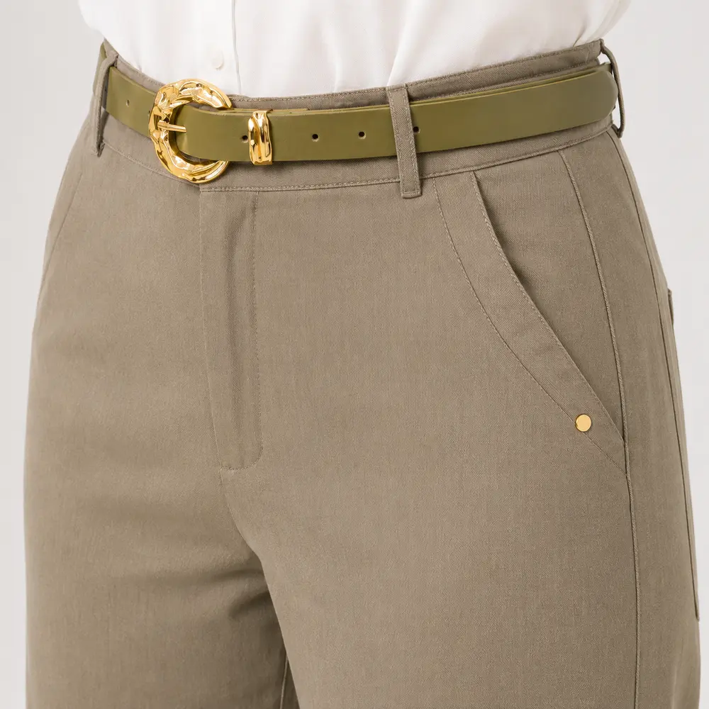 Calça Pantalona Feminina Alfaiataria Com Cinto .XX6056